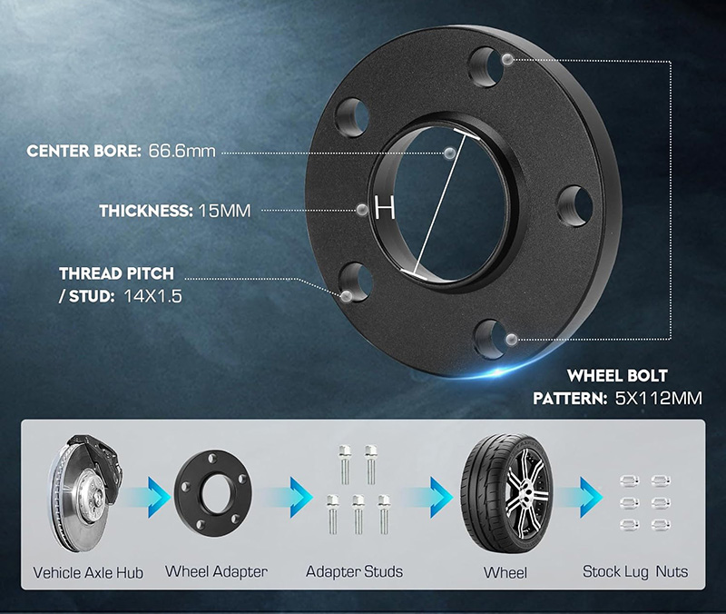 Mercedes Wheel Spacers Adapter